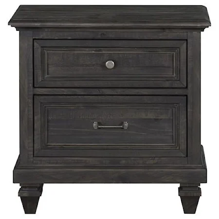 2 Drawer Night Stand with Touch Lighting
